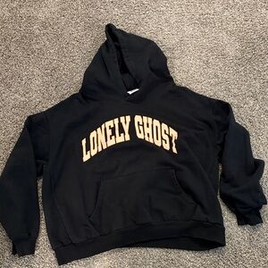 Lonely Ghost Black Hoodie